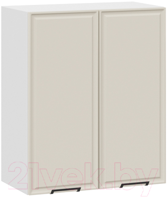 Шкаф навесной для кухни ТриЯ Белладжио 1В6 (белый/софт панакота)