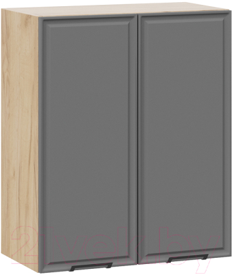 Шкаф навесной для кухни ТриЯ Белладжио 1В6 (дуб крафт золотой/софт графит)