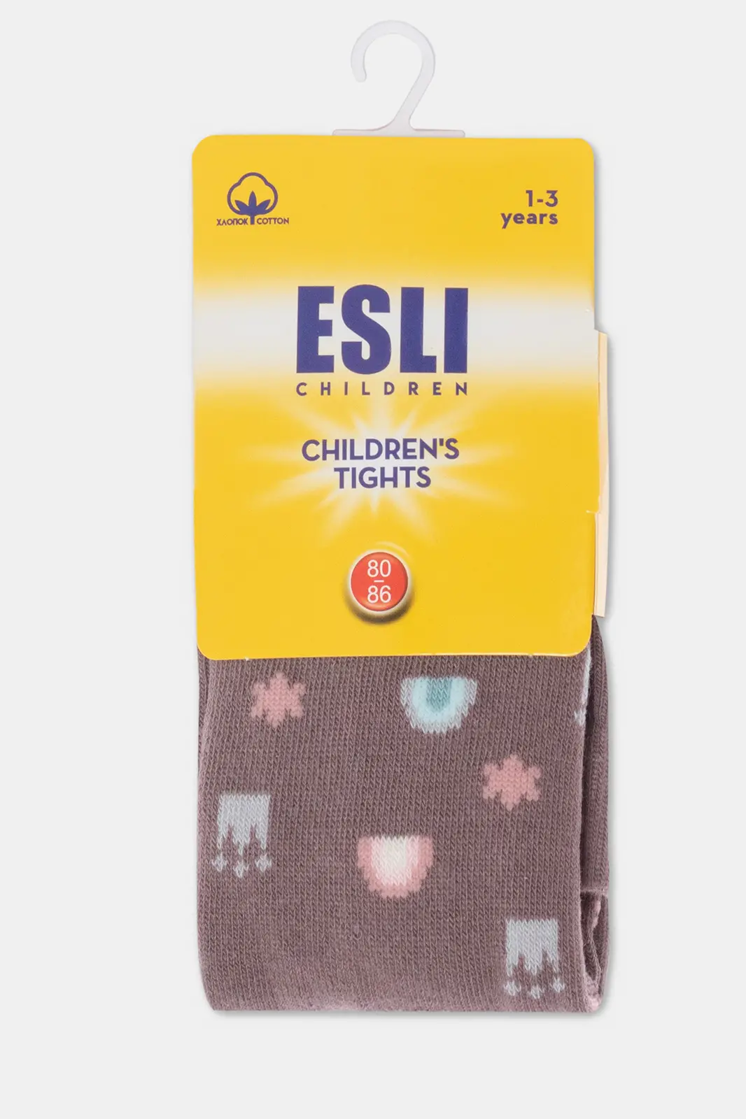 Колготки детские Esli 590 (р.80-86, кофейный) — фото 3
