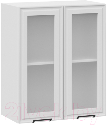 Шкаф навесной для кухни ТриЯ Белладжио 1В6С (белый/фон белый)