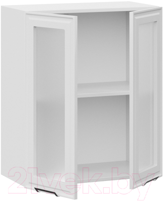 Шкаф навесной для кухни ТриЯ Белладжио 1В6С (белый/фон белый)
