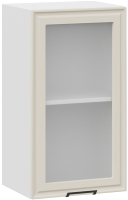 Шкаф навесной для кухни ТриЯ Белладжио 1В4С (белый/софт панакота) - 