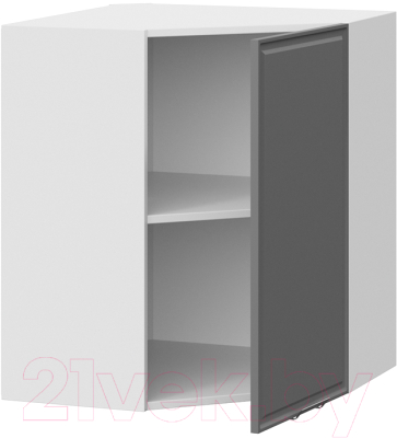 Шкаф навесной для кухни ТриЯ Белладжио 1В6У (белый/софт графит)