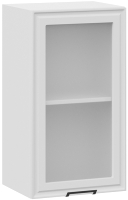 Шкаф навесной для кухни ТриЯ Белладжио 1В4С (белый/фон белый) - 