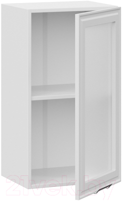 Шкаф навесной для кухни ТриЯ Белладжио 1В4С (белый/фон белый)