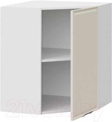 Шкаф навесной для кухни ТриЯ Белладжио 1В6У (белый/софт панакота)