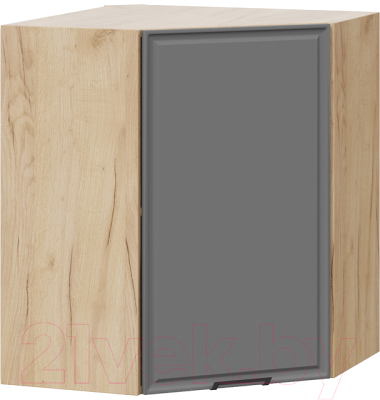 Шкаф навесной для кухни ТриЯ Белладжио 1В6У (дуб крафт золотой/софт графит)