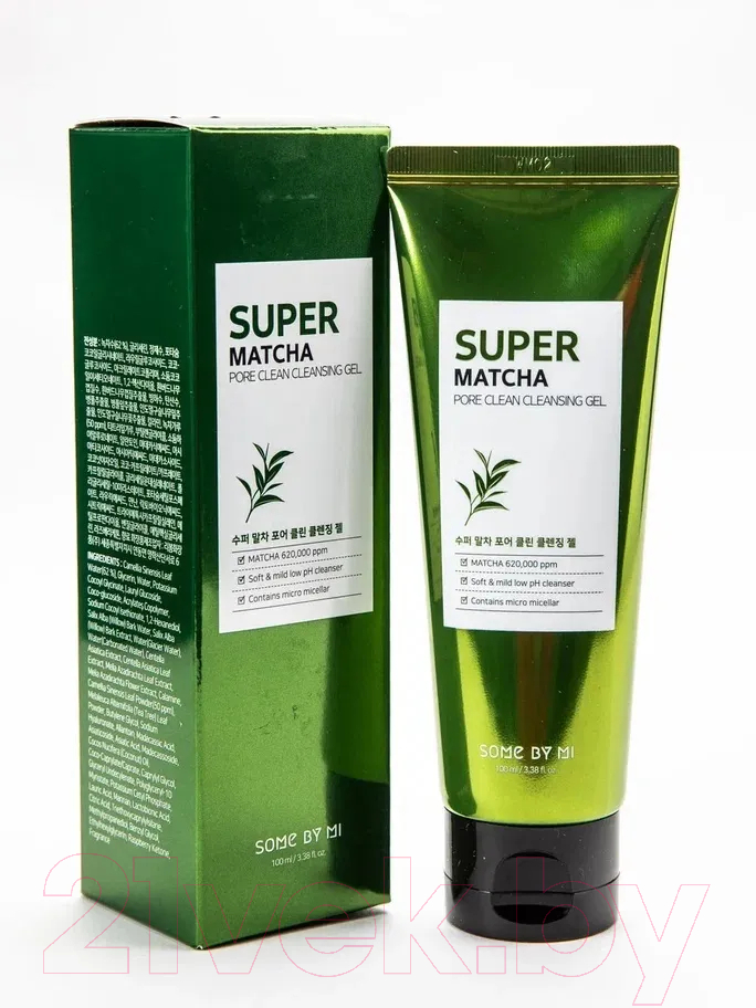 Гель для умывания Some By Mi Super Matcha Pore Clean Cleansing Gel