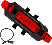 Фонарь для велосипеда Sipl 5 LED USB ZD41A - 