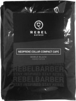 Накидка парикмахерская Rebel Barber Noble Black Сompact Edition RB034 - 