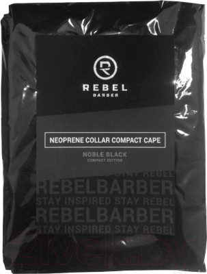 Накидка парикмахерская Rebel Barber Noble Black Сompact Edition RB034