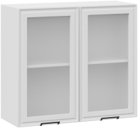 Шкаф навесной для кухни ТриЯ Белладжио 1В8С (белый/фон белый) - 