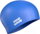 Шапочка для плавания Mad Wave Long Hair Silicone (синий) - 