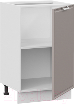 Шкаф-стол кухонный ТриЯ Белладжио 1Н5 (белый/софт капучино)