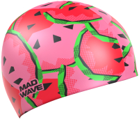 Шапочка для плавания Mad Wave Watermelon (розовый) - 