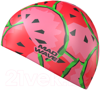 Шапочка для плавания Mad Wave Watermelon (розовый)