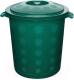 Бочка пластиковая Эльфпласт ЕР012 (25л, темно-зеленый) - 