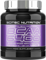 Аминокислоты BCAA Scitec Nutrition 6400 (375шт) - 