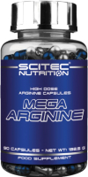 L-аргинин Scitec Nutrition Mega Arginine (90 капсул) - 