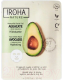 Маска для лица тканевая Iroha Nature Face Sheet Mask Avocado+Hyaluronic Acid Hydrating - 