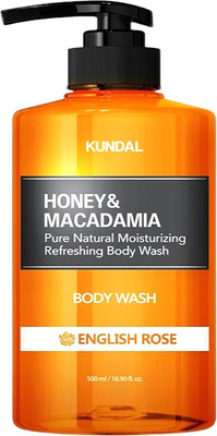 Гель для душа Kundal Honey & Macadamia Body Wash English Rose (500мл) -