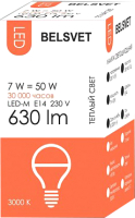 

Лампа, LED-M G45 7 W 3000 К Е14 К / 41686