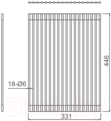 Изображение товара Коврик для сушки посуды Gerhans K30333-45 (330x450)