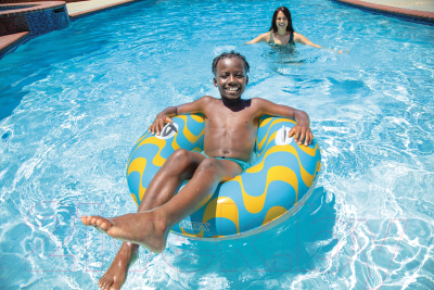 Изображение товара Надувной круг Intex 59256 (цветные полосы)