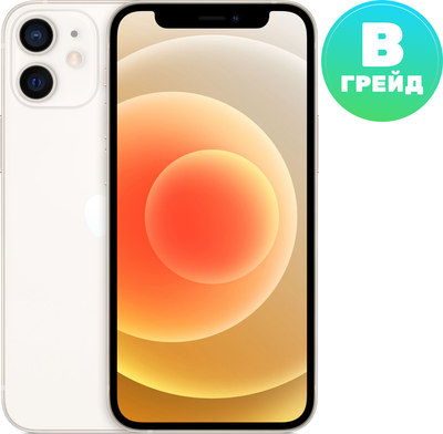 Смартфон восстановленный Apple iPhone 12 mini 64GB Flip Грейд B (белый) - 
