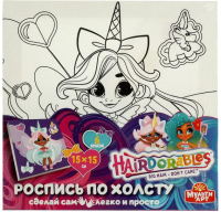 

Набор для творчества MultiArt, Hairdorable / 100CANV15X15-HD2