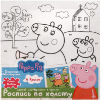 

Набор для творчества MultiArt, Свинка Пеппа / 100CANV15X15-PP