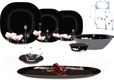 Набор столовой посуды Luminarc Carina Angelique Rose / V2711
