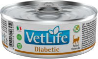 Влажный корм для кошек Farmina Vet Life Natural Diet Cat Diabetic (85г) - 