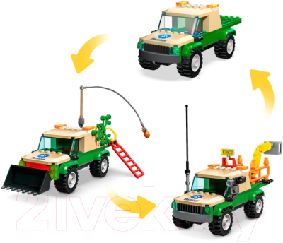 Конструктор Lego City Миссии по спасению диких животных 60353