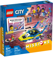 Конструктор Lego City Детективные миссии водной полиции 60355 - 