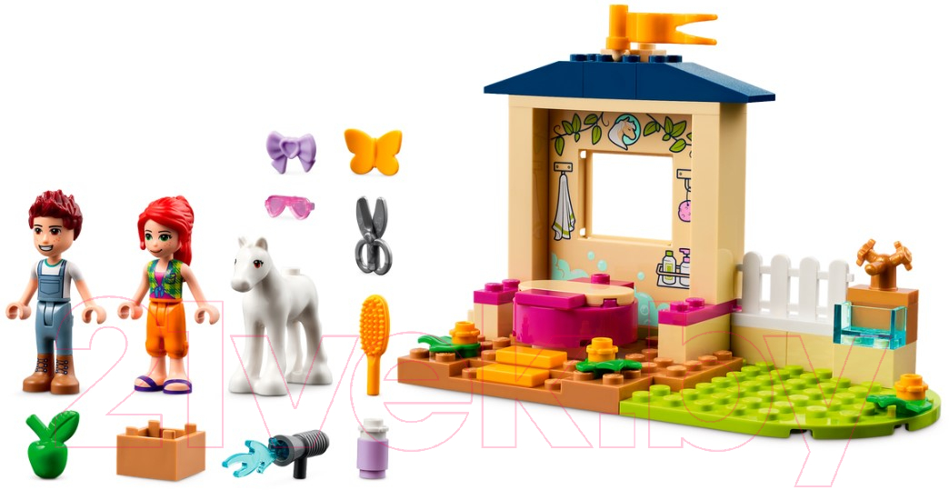 Конструктор Lego Friends Конюшня для мытья пони 41696