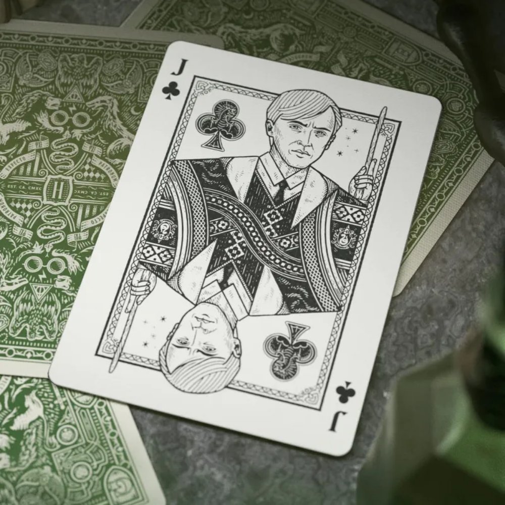 Игральные карты Theory 11 Harry Potter Deck - Green. Slytherin / T1157 — фото 2