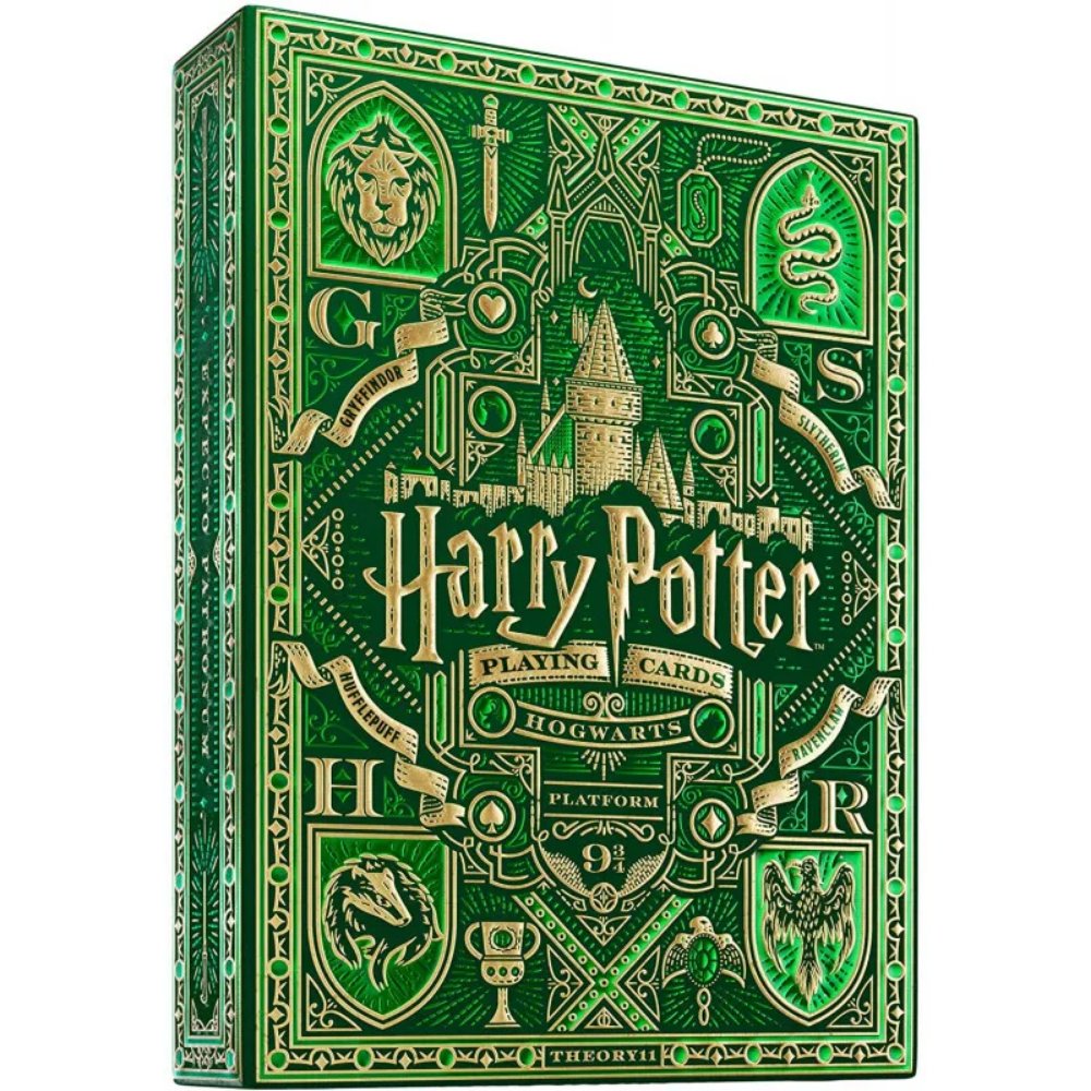 Игральные карты Theory 11 Harry Potter Deck - Green. Slytherin / T1157