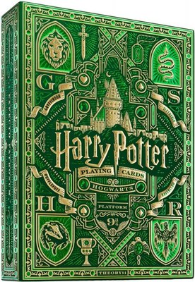 Игральные карты Theory 11 Harry Potter Deck - Green. Slytherin / T1157 - 