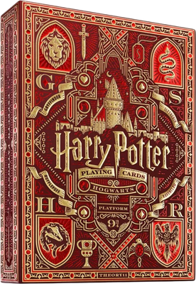 Игральные карты Theory 11 Harry Potter Deck - Red. Gryffindor / T1158 - 