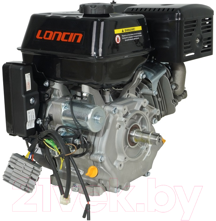 Двигатель бензиновый Loncin G390FD D25 5А A Type