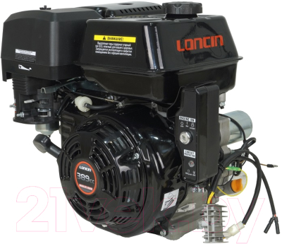 Двигатель бензиновый Loncin G390FD D25 5А A Type