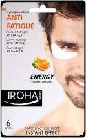 Патчи под глаза Iroha Nature Hydrogel Patches Anti Fatigue Для мужчин С витаминным комплексом (6шт) - 