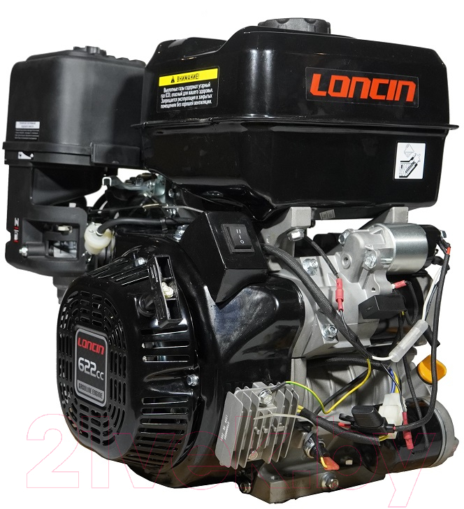 Двигатель бензиновый Loncin LC196FD D25 20A