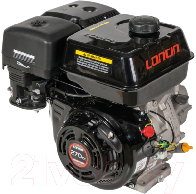 Двигатель бензиновый Loncin G270F-B D22 (M Type)