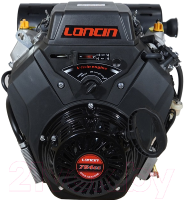 Двигатель бензиновый Loncin LC2V80FD B Type (V-образн 764см куб конус 10А электрозапуск)