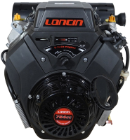 Двигатель бензиновый Loncin LC2V80FD H Type (V-образн 764см куб D25мм 20А ручной и электрический запуск) - 