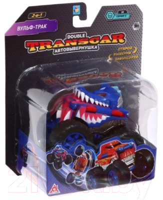 Игрушка-трансформер 1Toy Transcar Double: Вульф-трак / Т21862