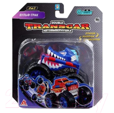 Игрушка-трансформер 1Toy Transcar Double: Вульф-трак / Т21862