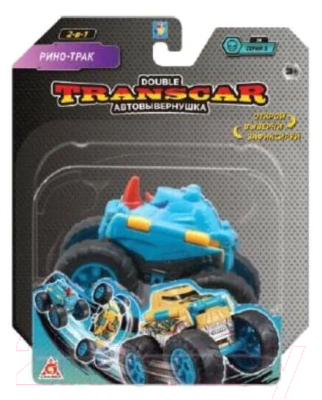Игрушка-трансформер 1Toy Transcar Double: Рино-трак / Т21864